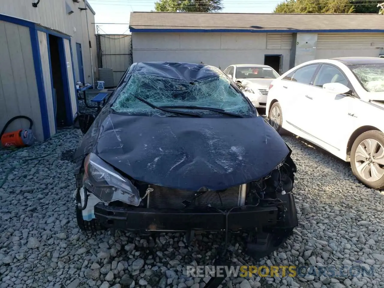 9 Фотография поврежденного автомобиля 2T1BURHE0KC137451 TOYOTA COROLLA 2019