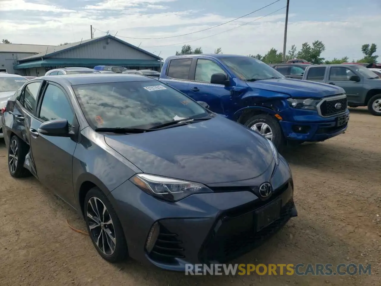 1 Photograph of a damaged car 2T1BURHE0KC139815 TOYOTA COROLLA 2019