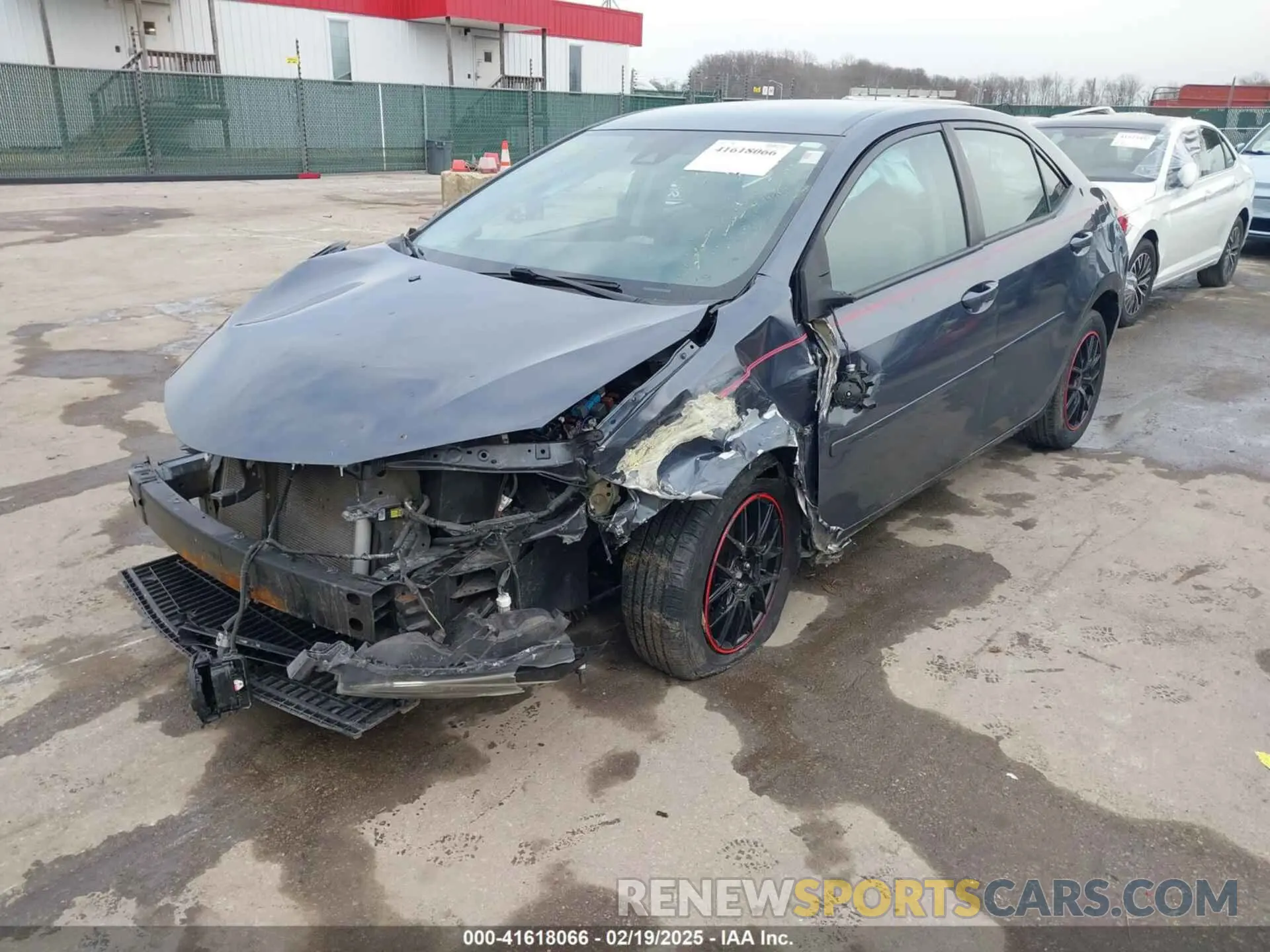 2 Photograph of a damaged car 2T1BURHE0KC141077 TOYOTA COROLLA 2019