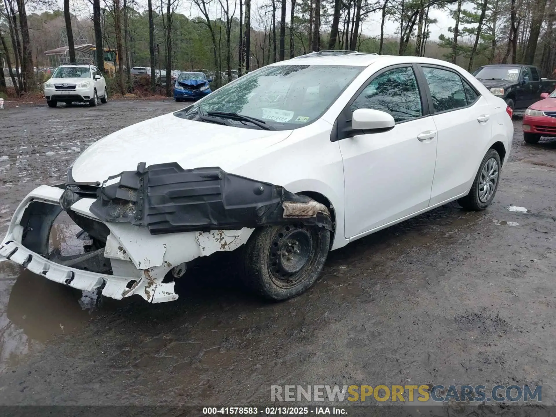 2 Фотография поврежденного автомобиля 2T1BURHE0KC150152 TOYOTA COROLLA 2019