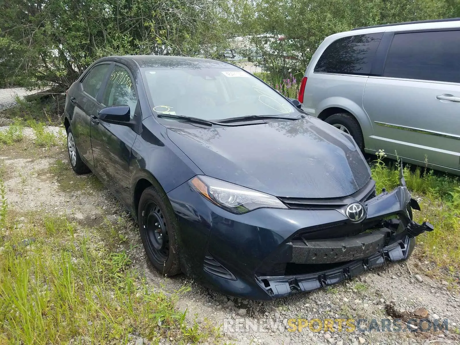1 Photograph of a damaged car 2T1BURHE0KC170451 TOYOTA COROLLA 2019