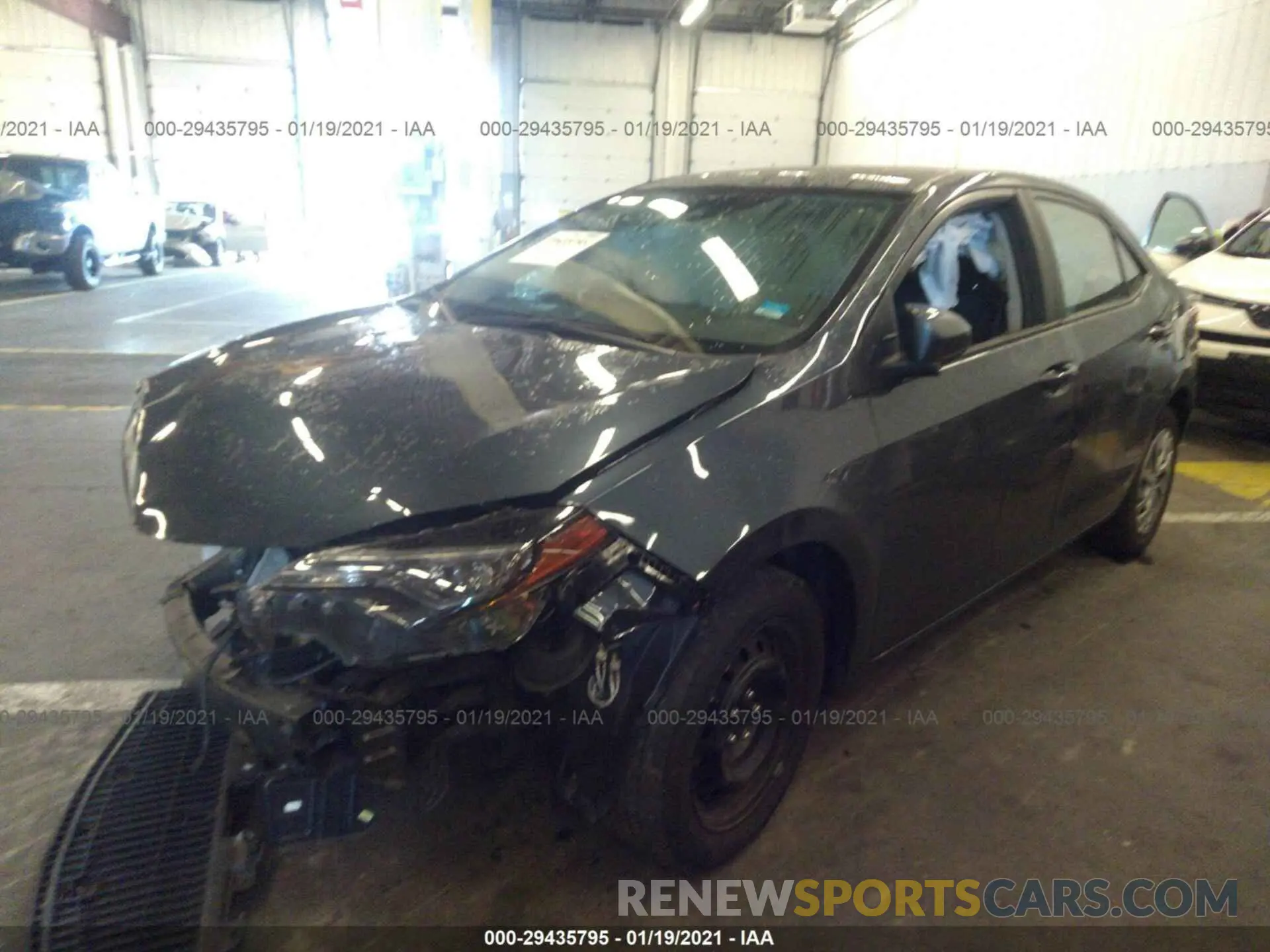 2 Photograph of a damaged car 2T1BURHE0KC172295 TOYOTA COROLLA 2019