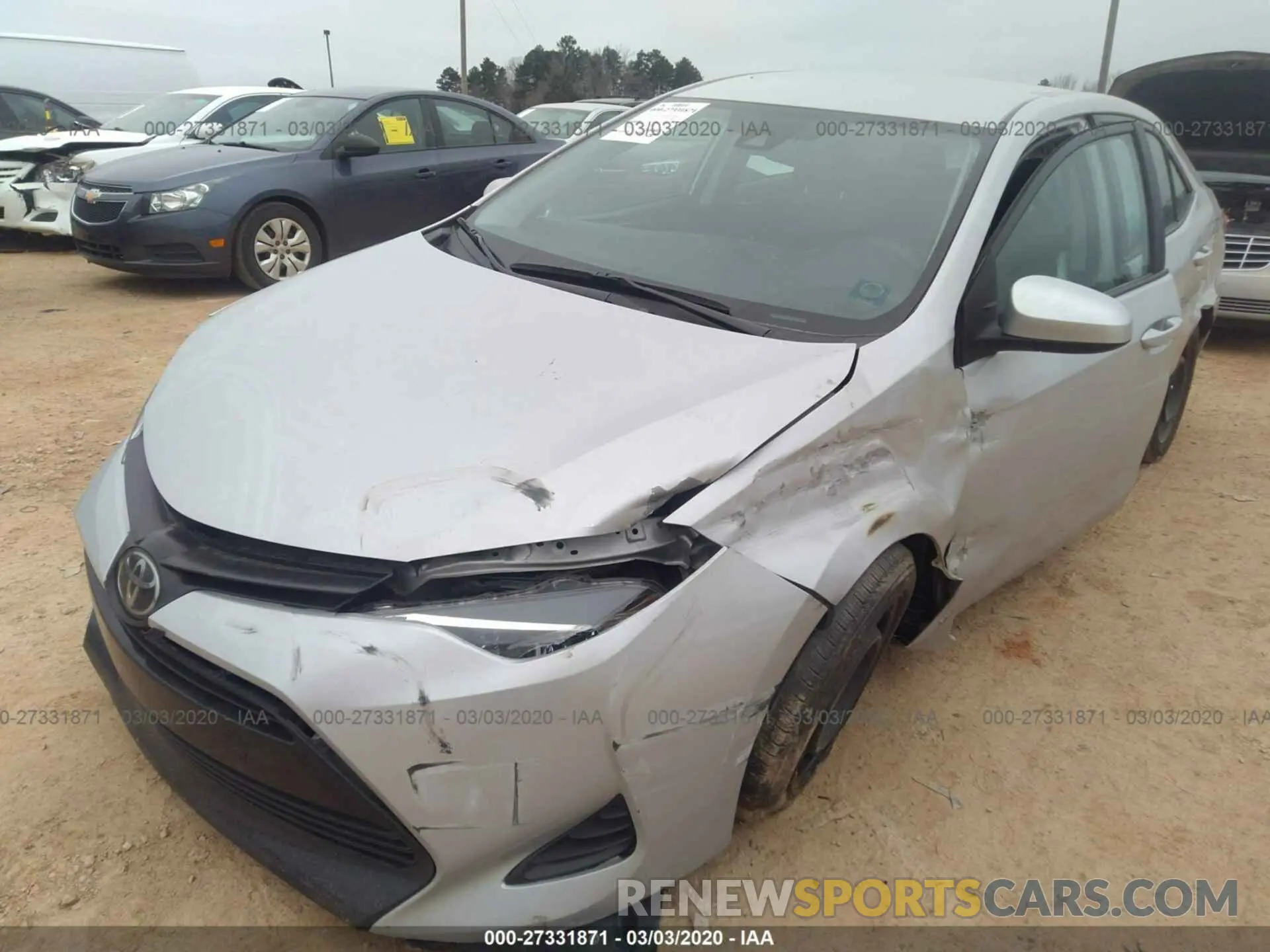 6 Photograph of a damaged car 2T1BURHE0KC173558 TOYOTA COROLLA 2019