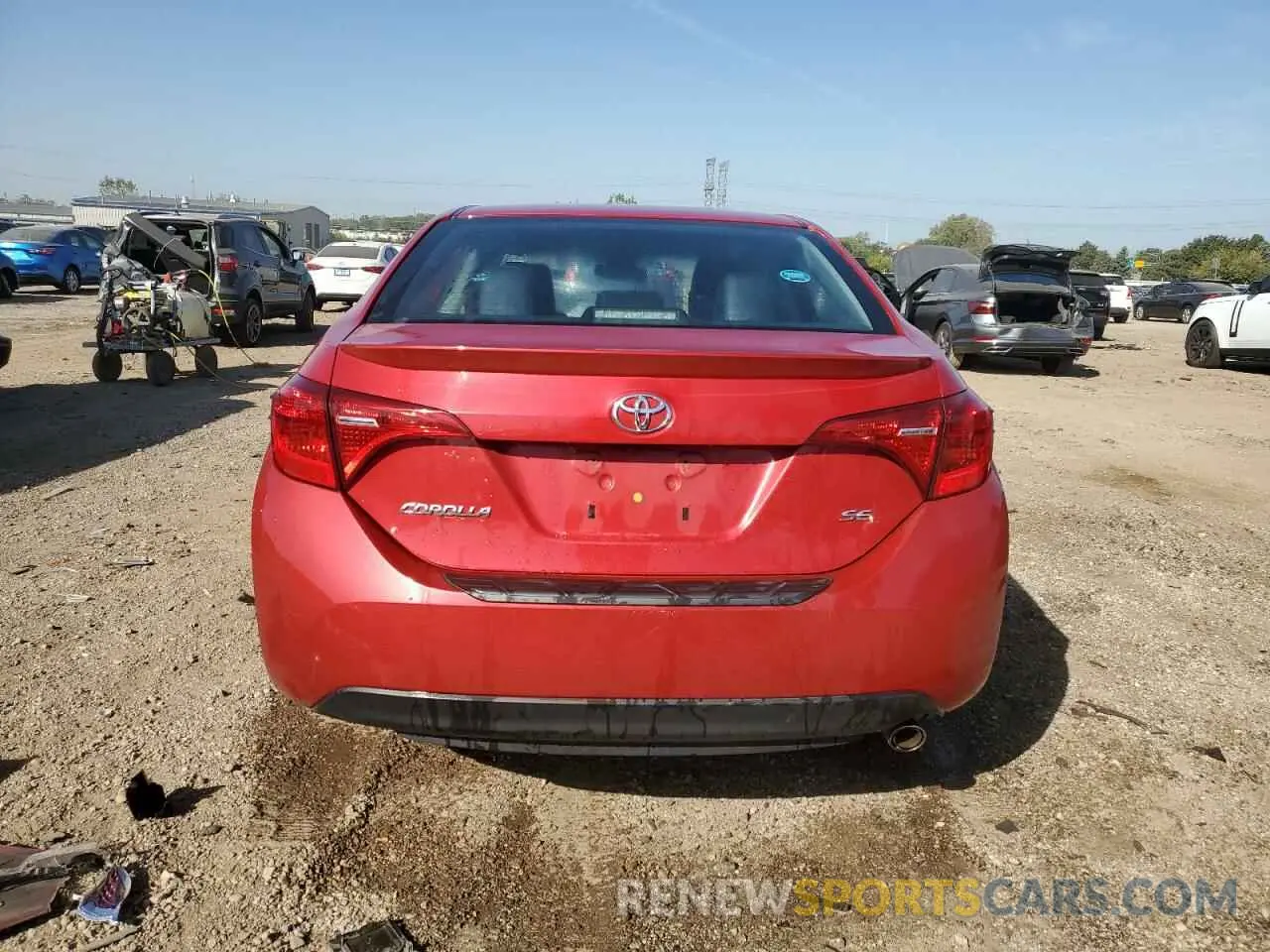6 Photograph of a damaged car 2T1BURHE0KC175360 TOYOTA COROLLA 2019