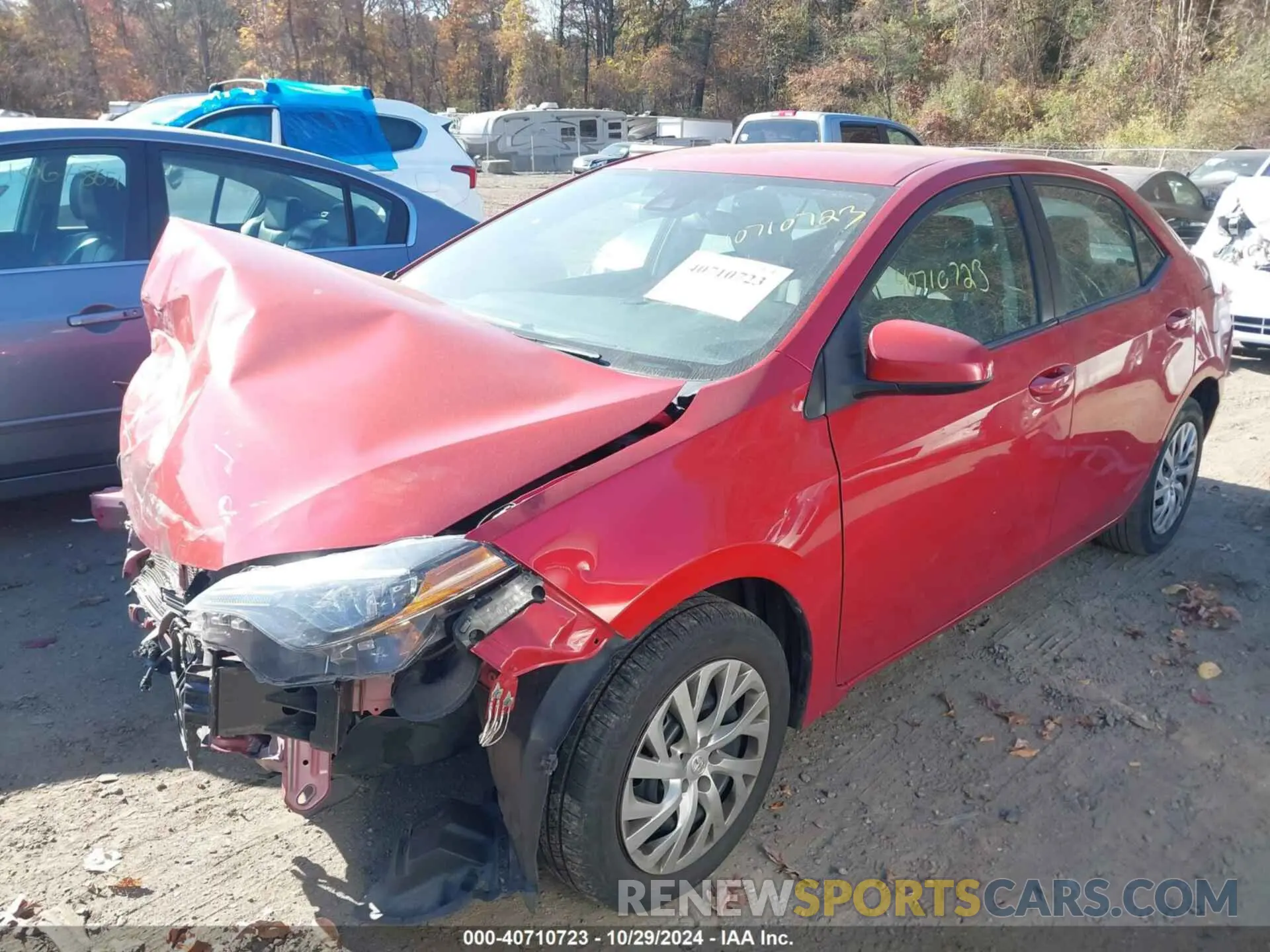 2 Photograph of a damaged car 2T1BURHE0KC181207 TOYOTA COROLLA 2019