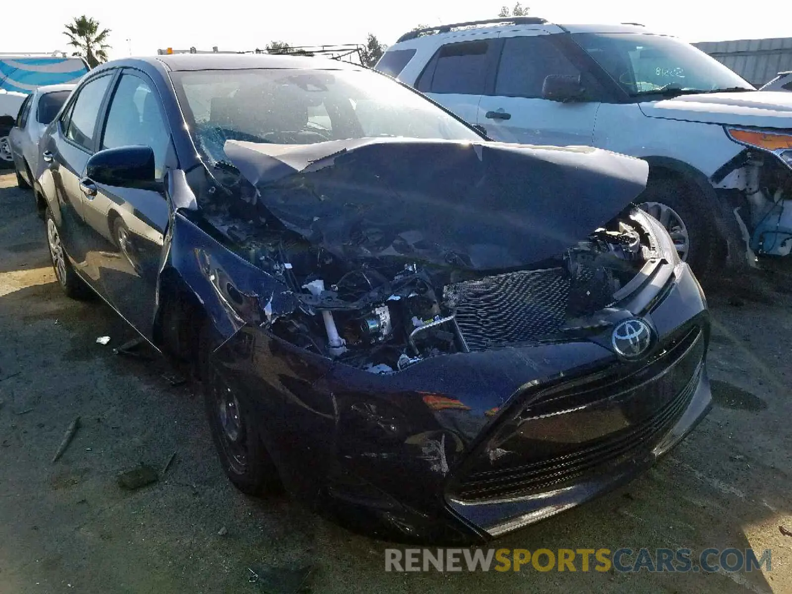1 Photograph of a damaged car 2T1BURHE0KC192739 TOYOTA COROLLA 2019