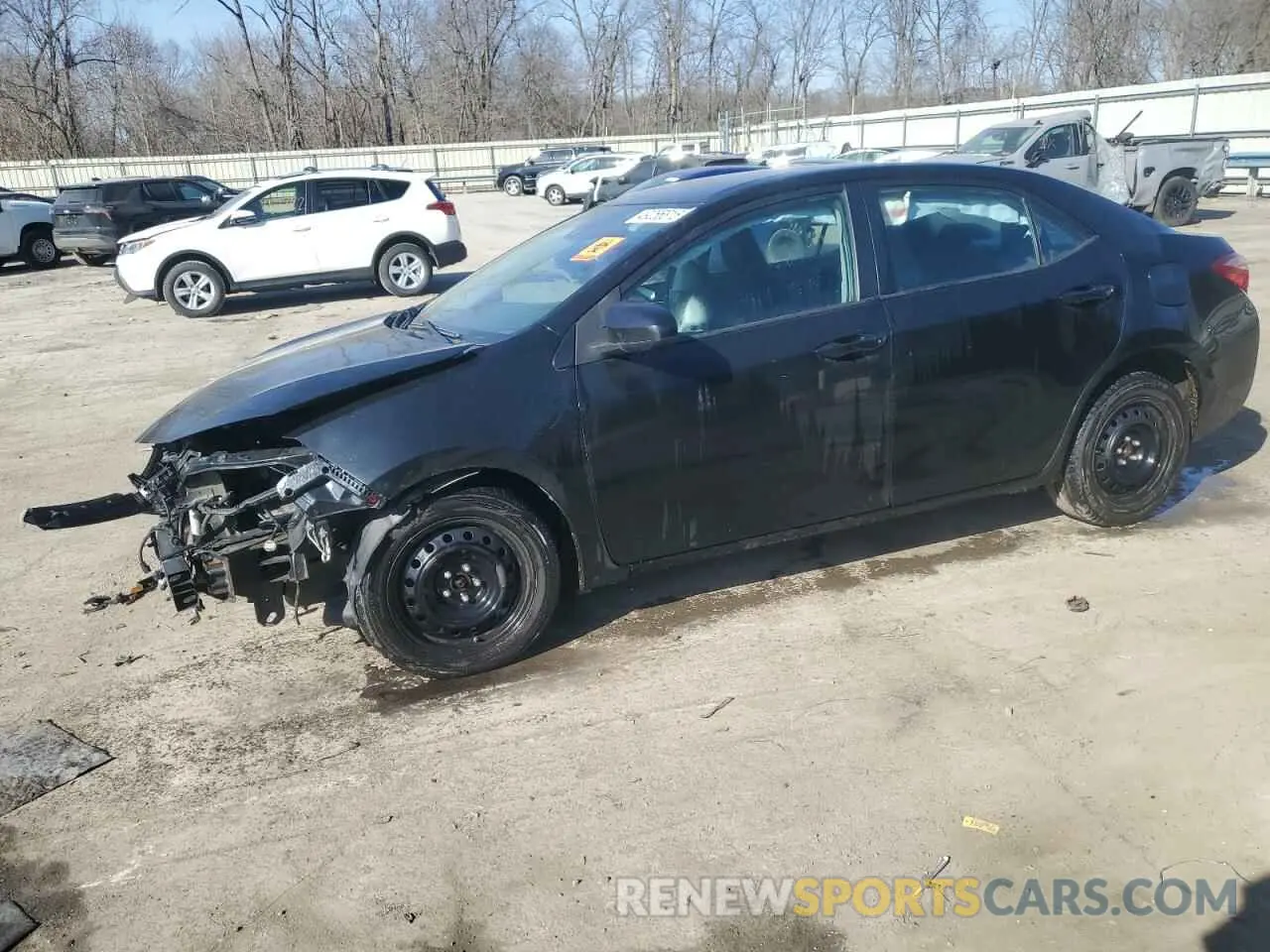 1 Photograph of a damaged car 2T1BURHE0KC192773 TOYOTA COROLLA 2019