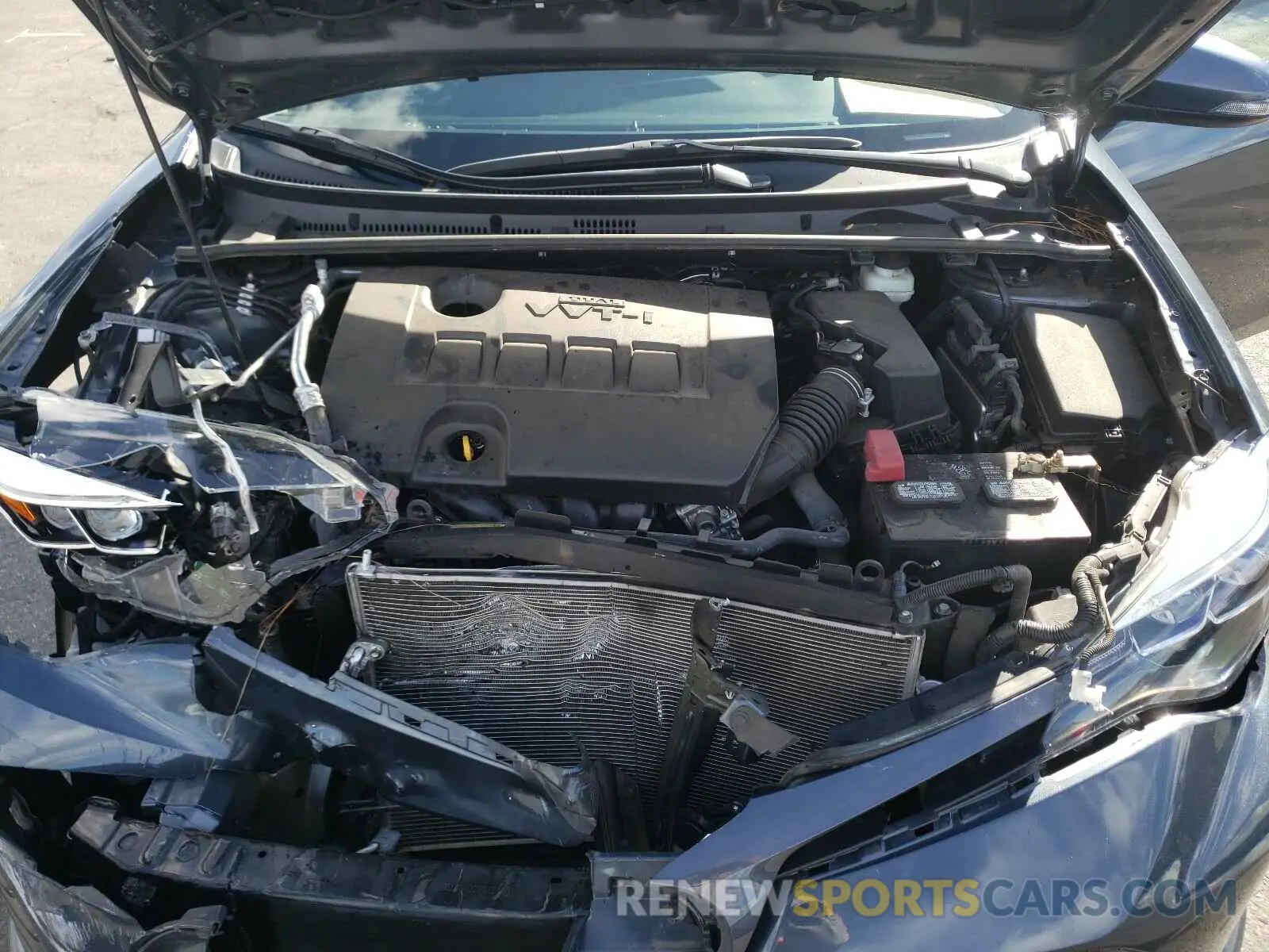 7 Photograph of a damaged car 2T1BURHE0KC198380 TOYOTA COROLLA 2019