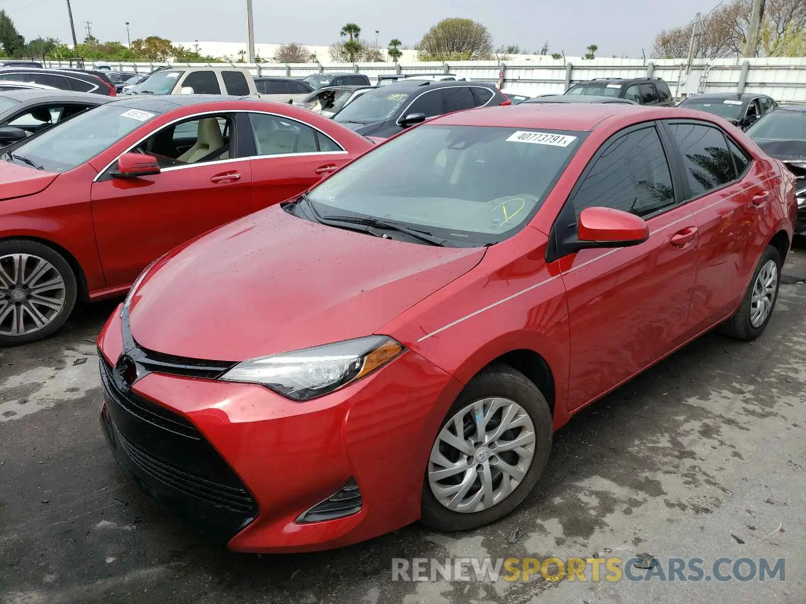 2 Photograph of a damaged car 2T1BURHE0KC199111 TOYOTA COROLLA 2019