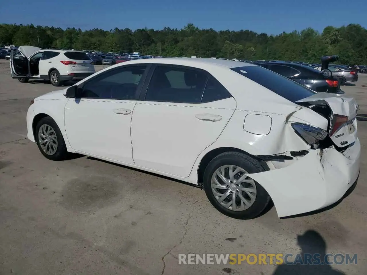 2 Photograph of a damaged car 2T1BURHE0KC204145 TOYOTA COROLLA 2019