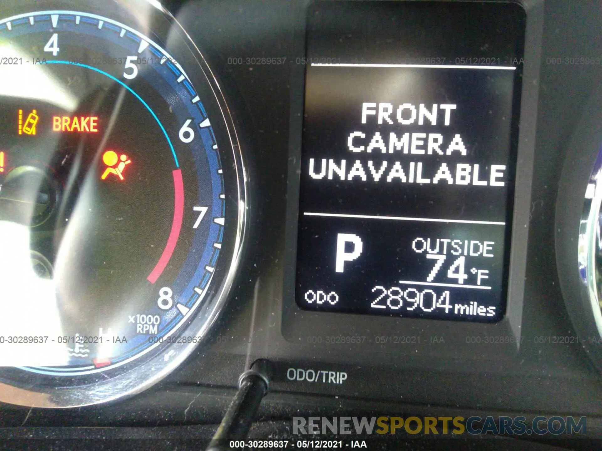 7 Photograph of a damaged car 2T1BURHE0KC210608 TOYOTA COROLLA 2019