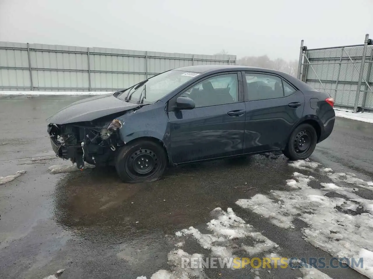 1 Photograph of a damaged car 2T1BURHE0KC212634 TOYOTA COROLLA 2019