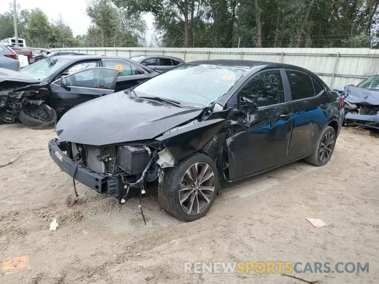 1 Фотография поврежденного автомобиля 2T1BURHE0KC214609 TOYOTA COROLLA 2019