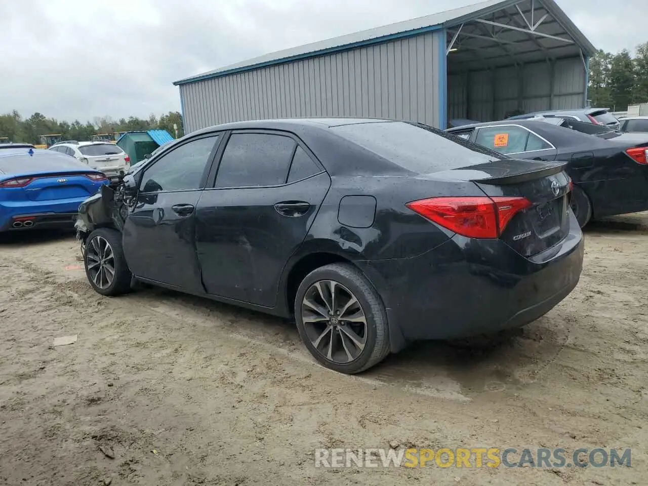 2 Фотография поврежденного автомобиля 2T1BURHE0KC214609 TOYOTA COROLLA 2019