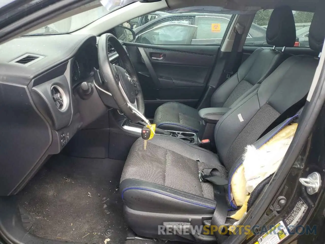 7 Фотография поврежденного автомобиля 2T1BURHE0KC214609 TOYOTA COROLLA 2019