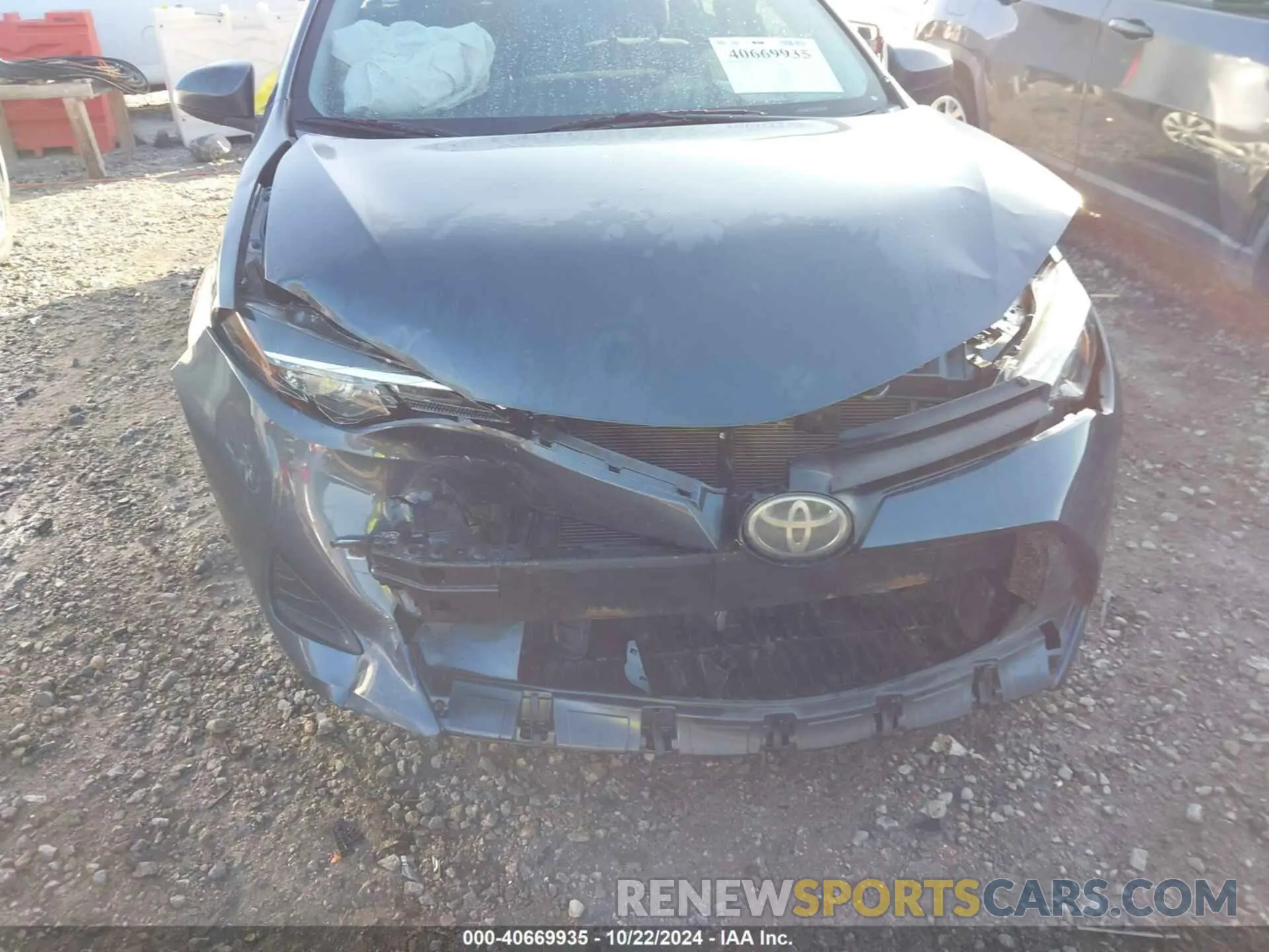 6 Photograph of a damaged car 2T1BURHE0KC217669 TOYOTA COROLLA 2019