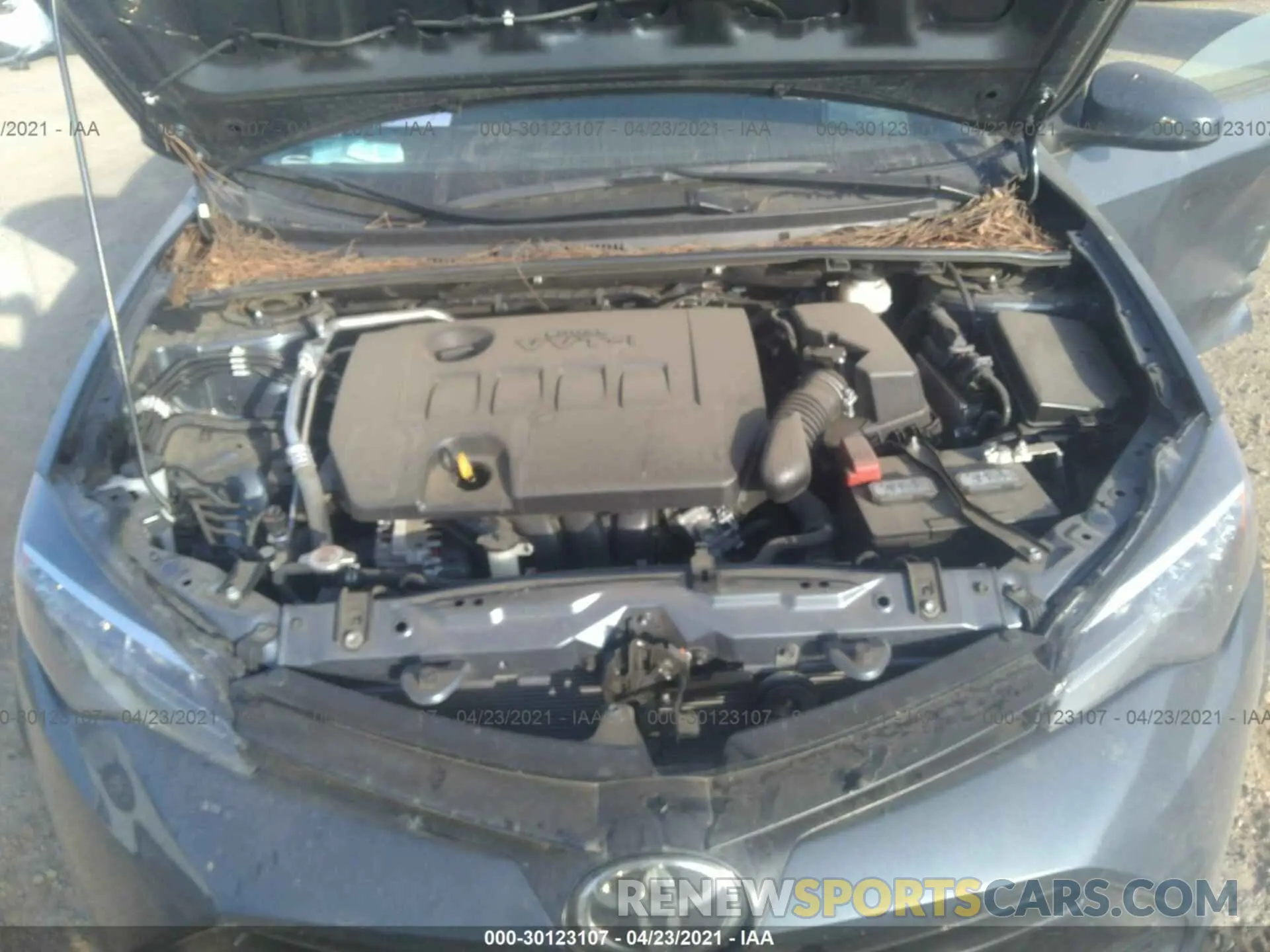 10 Photograph of a damaged car 2T1BURHE0KC218028 TOYOTA COROLLA 2019