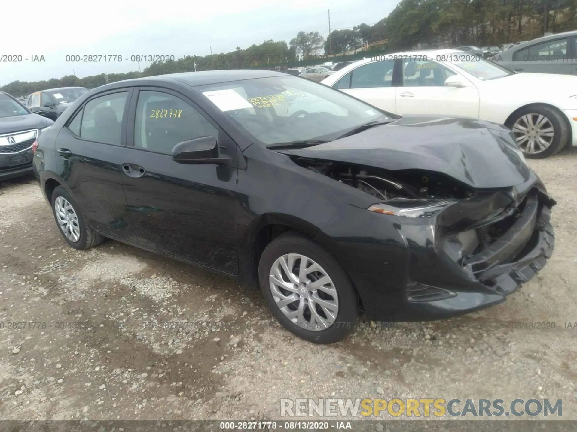 1 Photograph of a damaged car 2T1BURHE0KC232818 TOYOTA COROLLA 2019