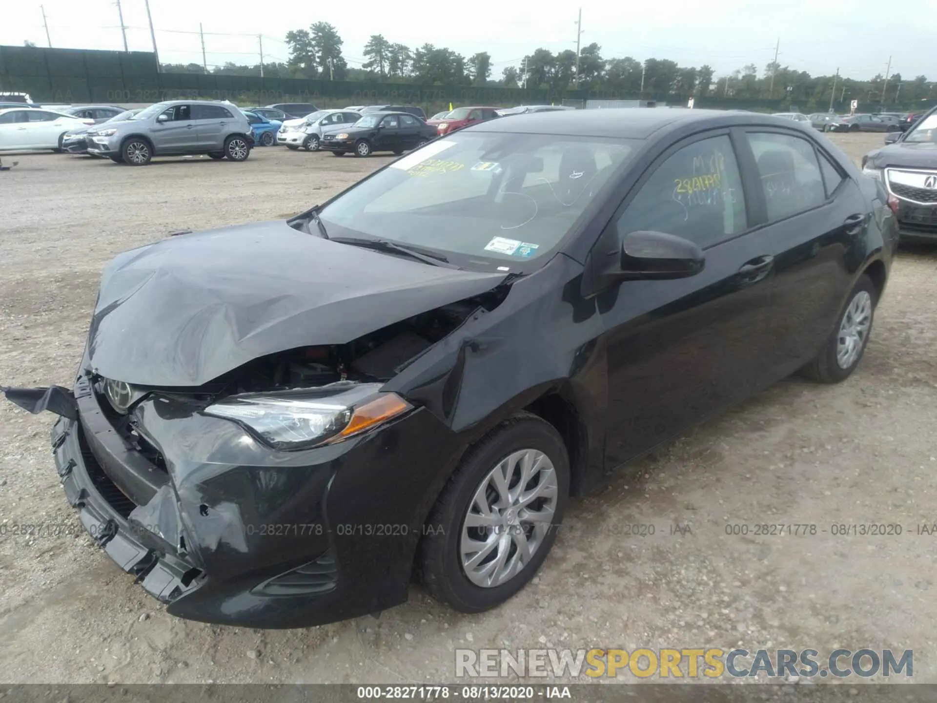 2 Photograph of a damaged car 2T1BURHE0KC232818 TOYOTA COROLLA 2019