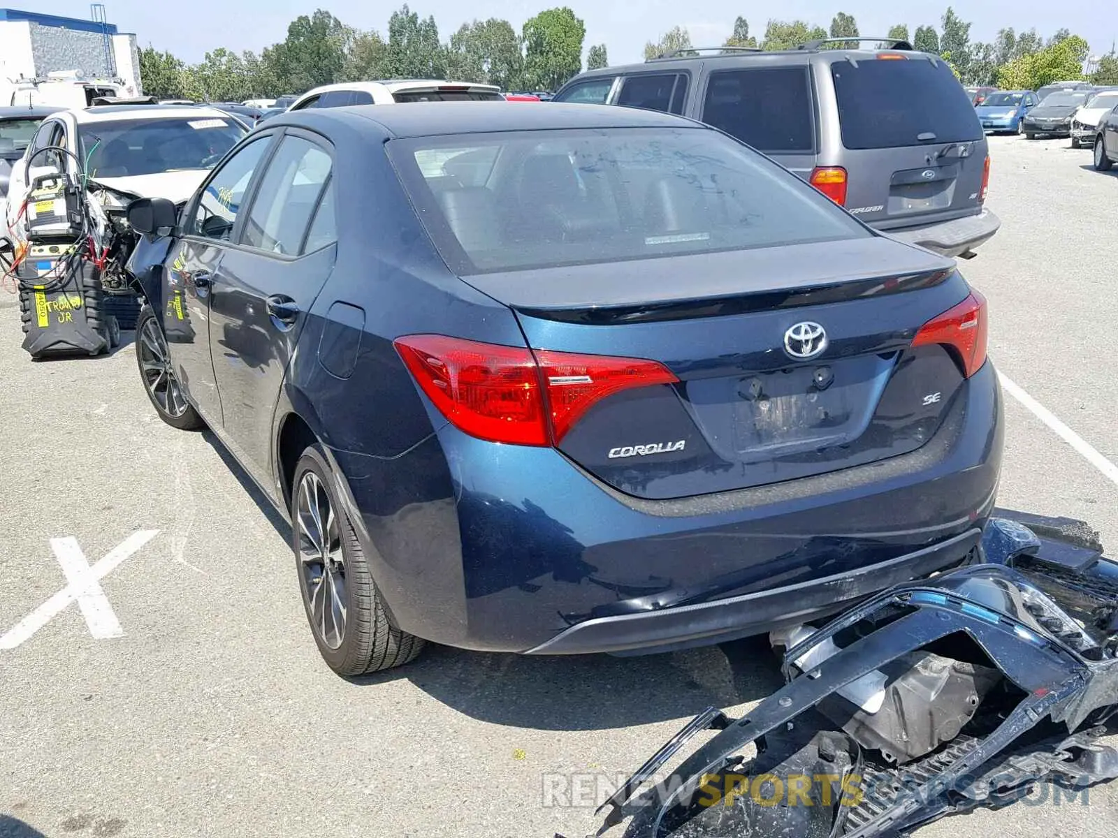3 Photograph of a damaged car 2T1BURHE1KC126992 TOYOTA COROLLA 2019