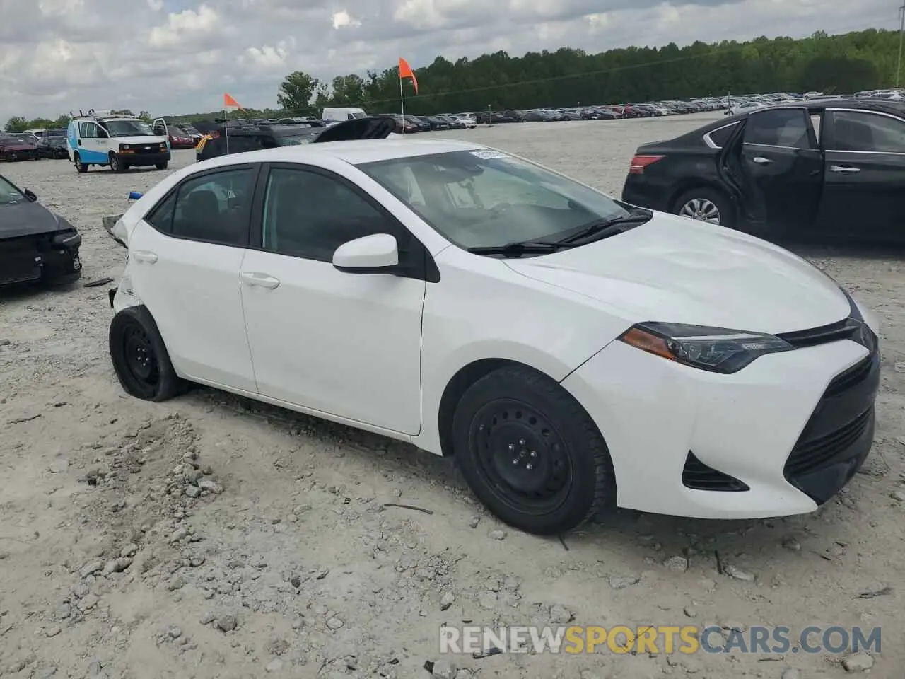 4 Photograph of a damaged car 2T1BURHE1KC144781 TOYOTA COROLLA 2019