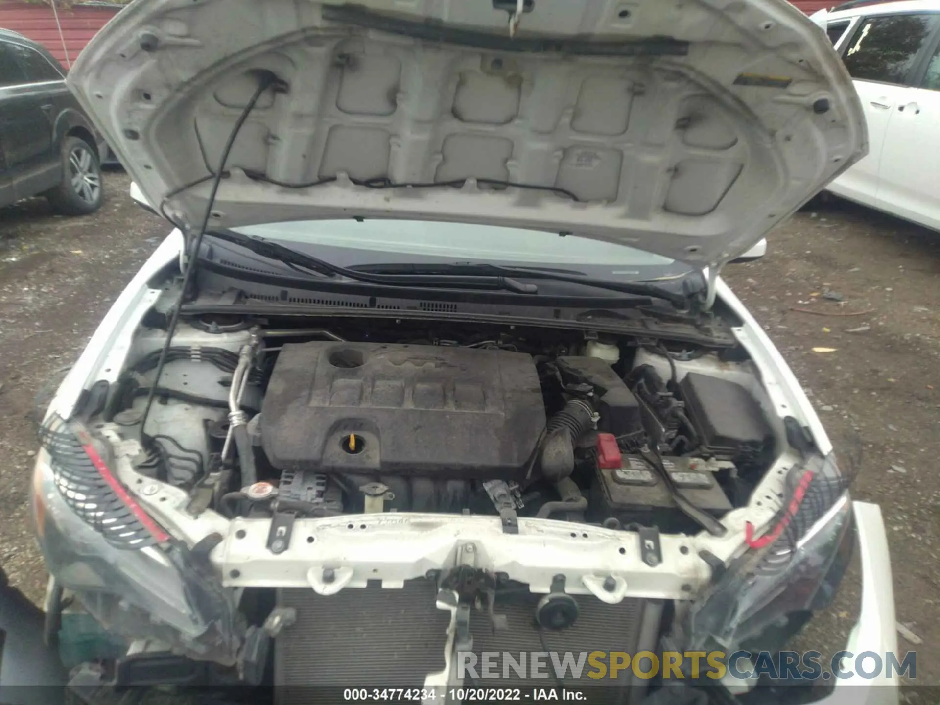 10 Фотография поврежденного автомобиля 2T1BURHE1KC149463 TOYOTA COROLLA 2019
