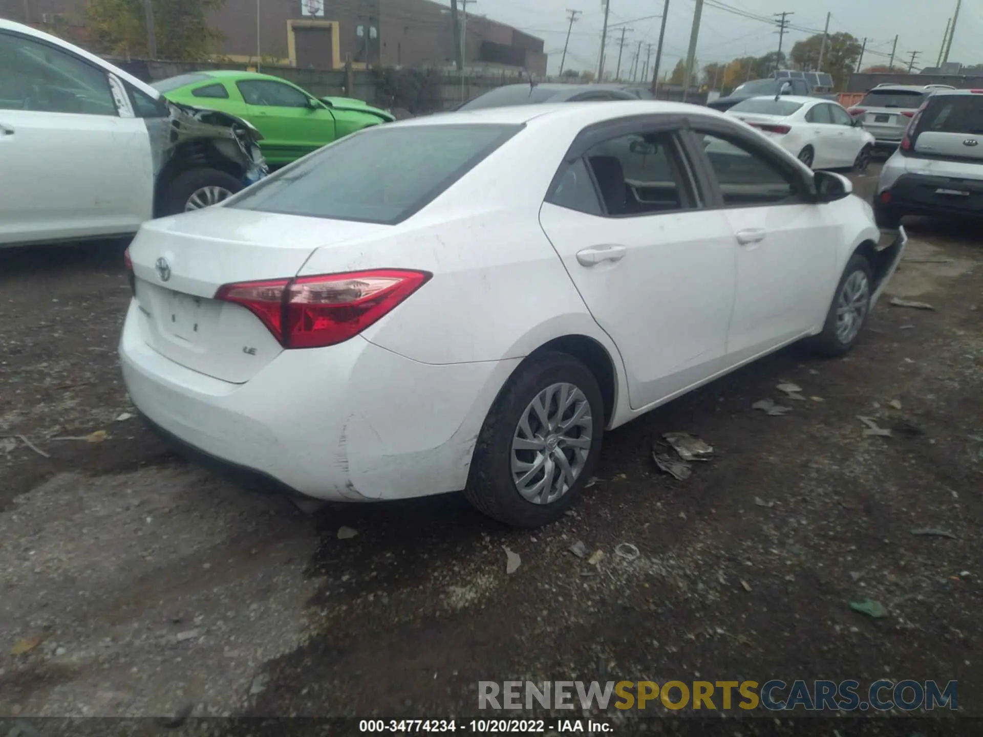 4 Фотография поврежденного автомобиля 2T1BURHE1KC149463 TOYOTA COROLLA 2019