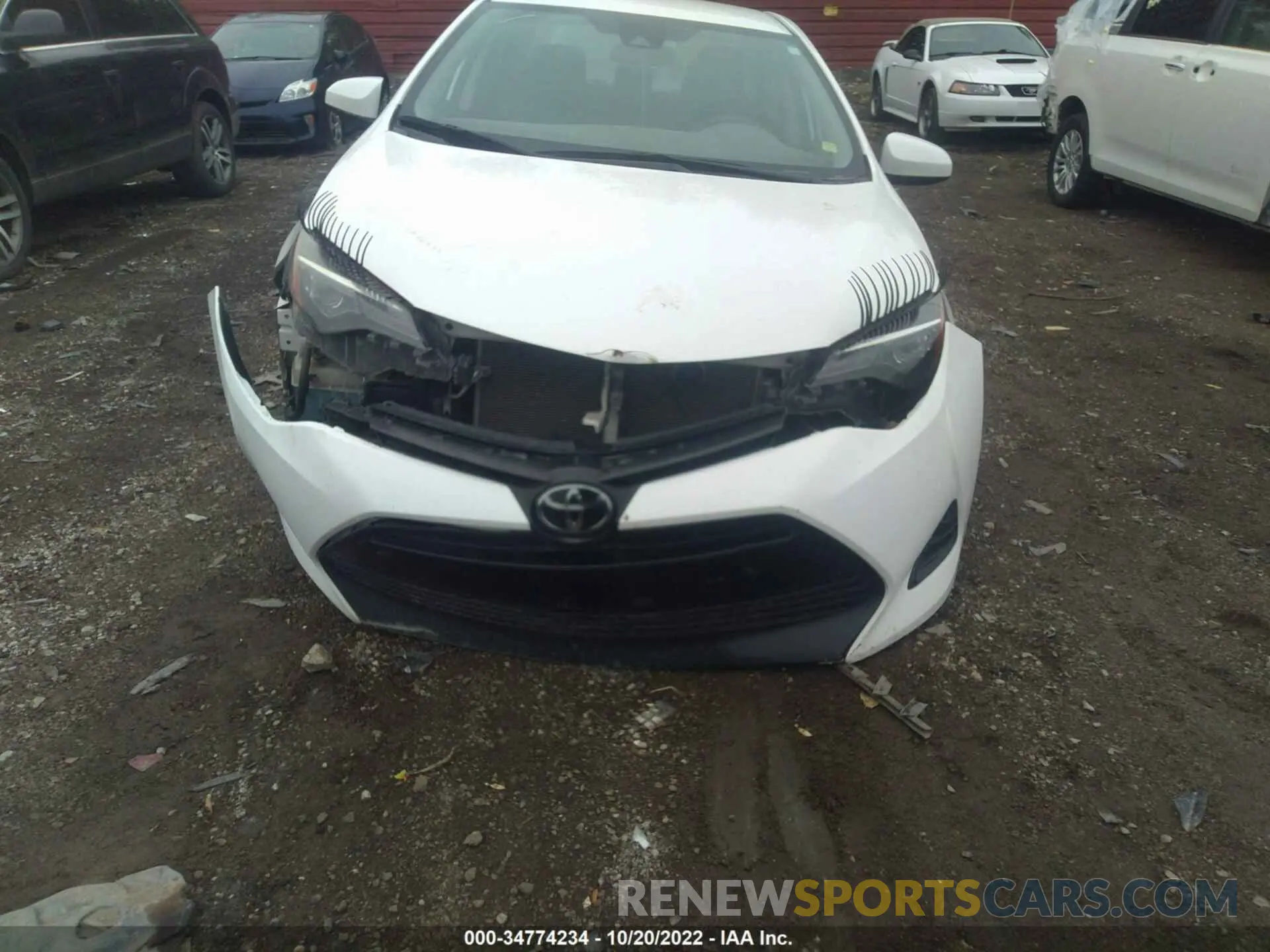 6 Фотография поврежденного автомобиля 2T1BURHE1KC149463 TOYOTA COROLLA 2019