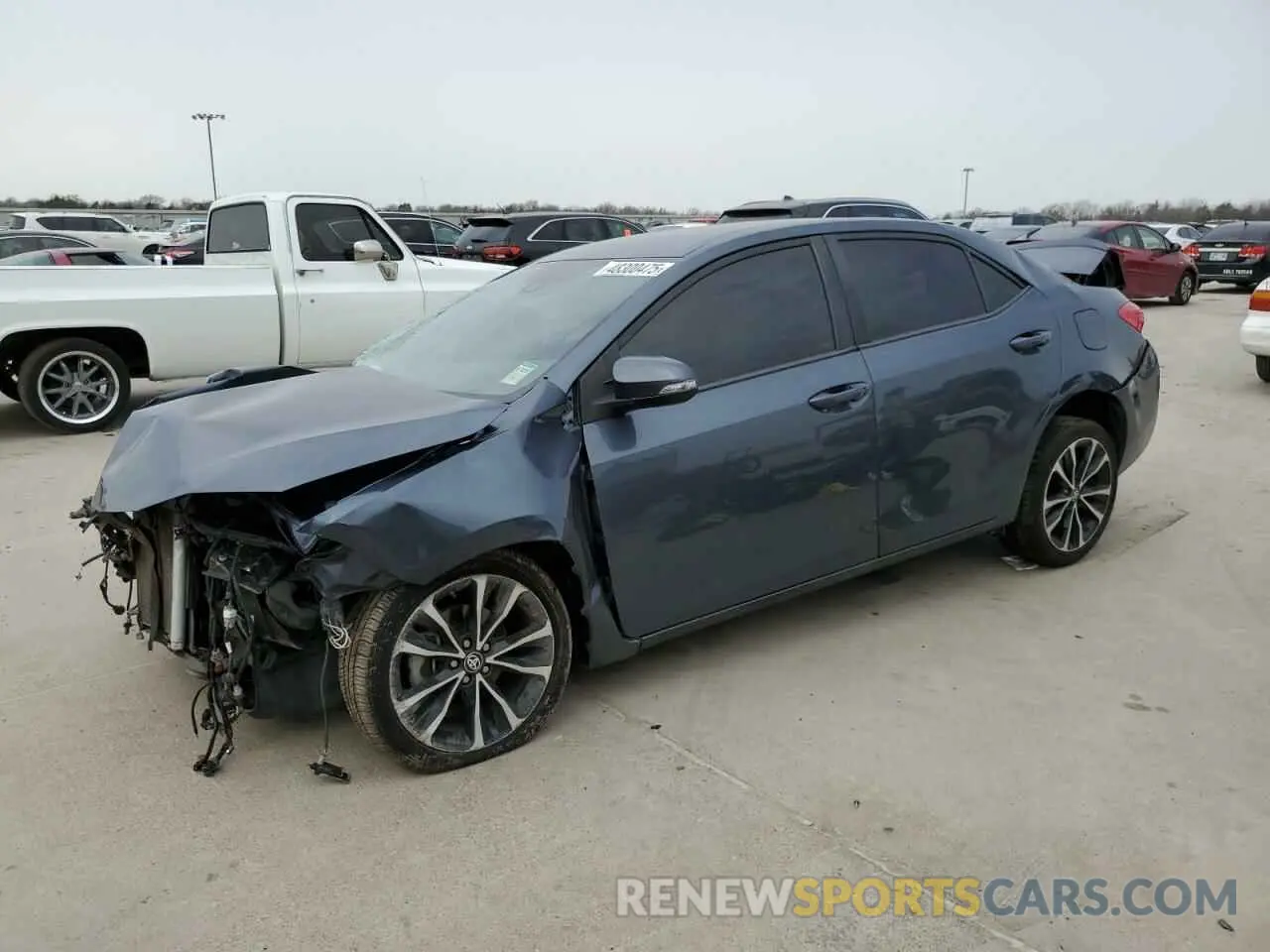 1 Фотография поврежденного автомобиля 2T1BURHE1KC152718 TOYOTA COROLLA 2019