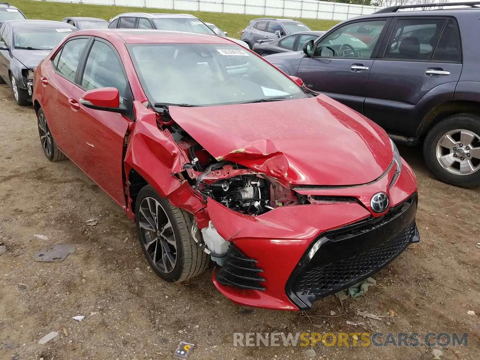 9 Photograph of a damaged car 2T1BURHE1KC160544 TOYOTA COROLLA 2019