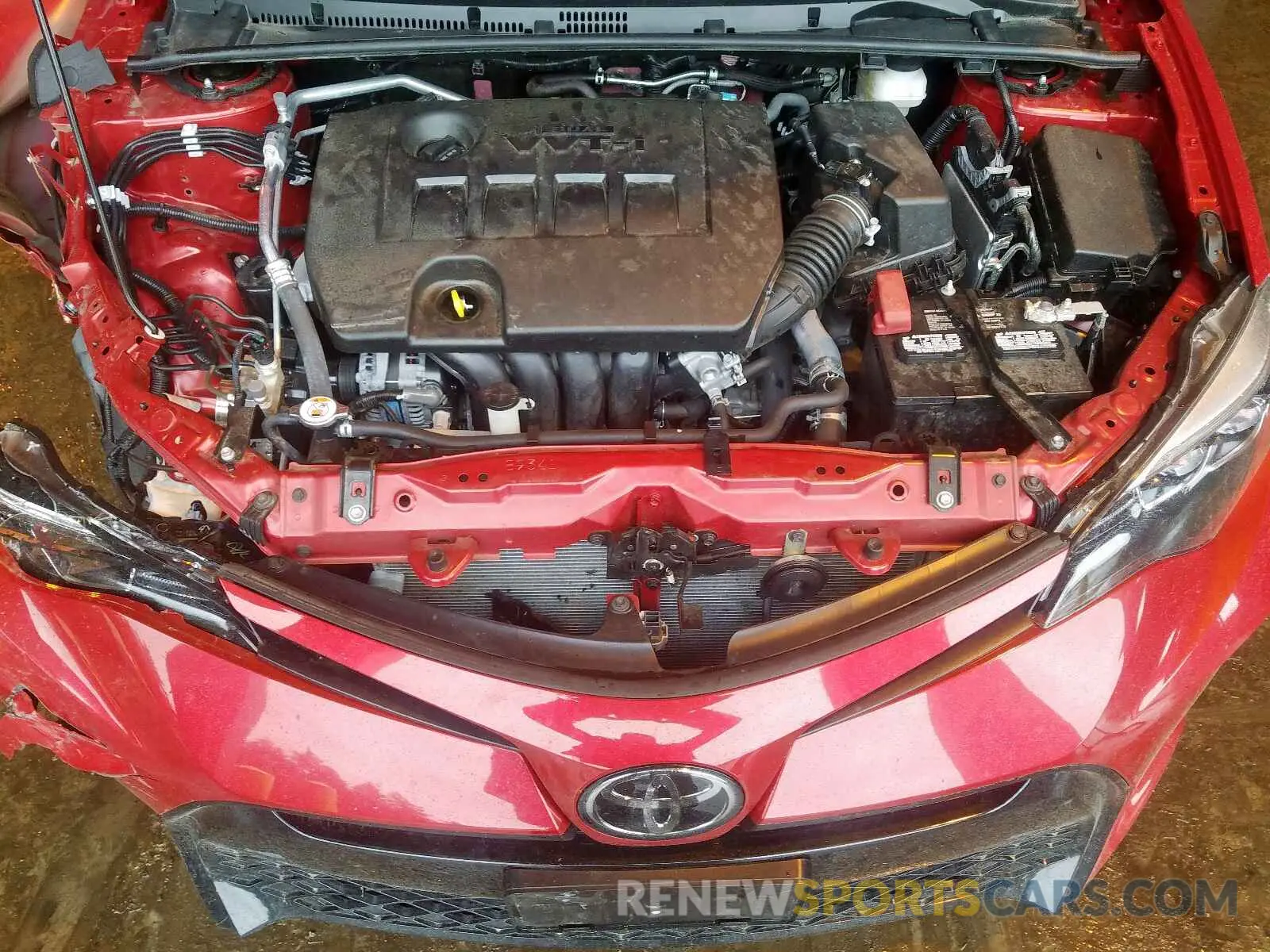7 Photograph of a damaged car 2T1BURHE1KC161158 TOYOTA COROLLA 2019