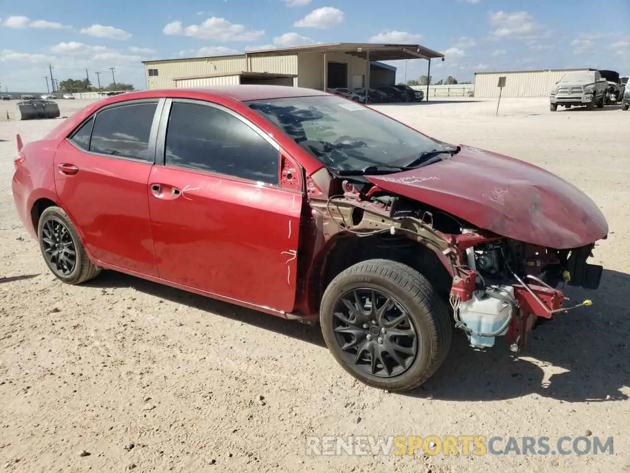 4 Photograph of a damaged car 2T1BURHE1KC170152 TOYOTA COROLLA 2019