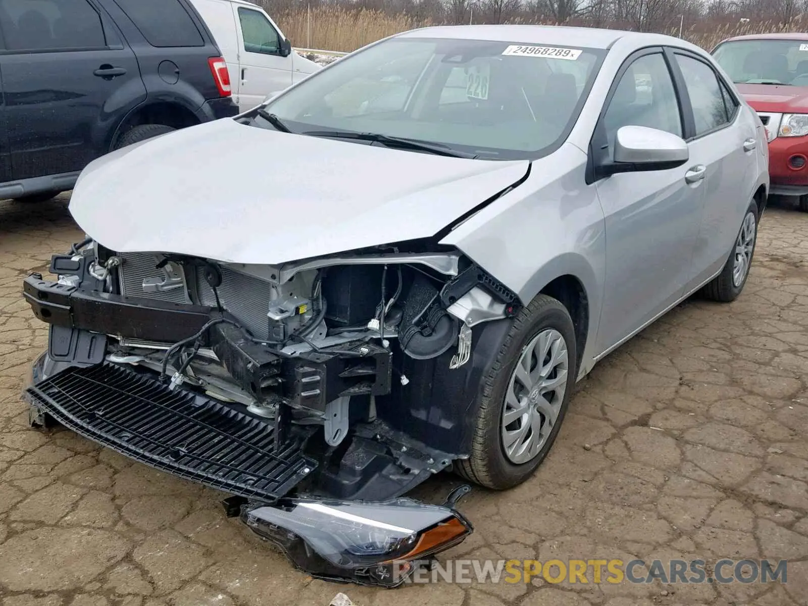 2 Photograph of a damaged car 2T1BURHE1KC175139 TOYOTA COROLLA 2019