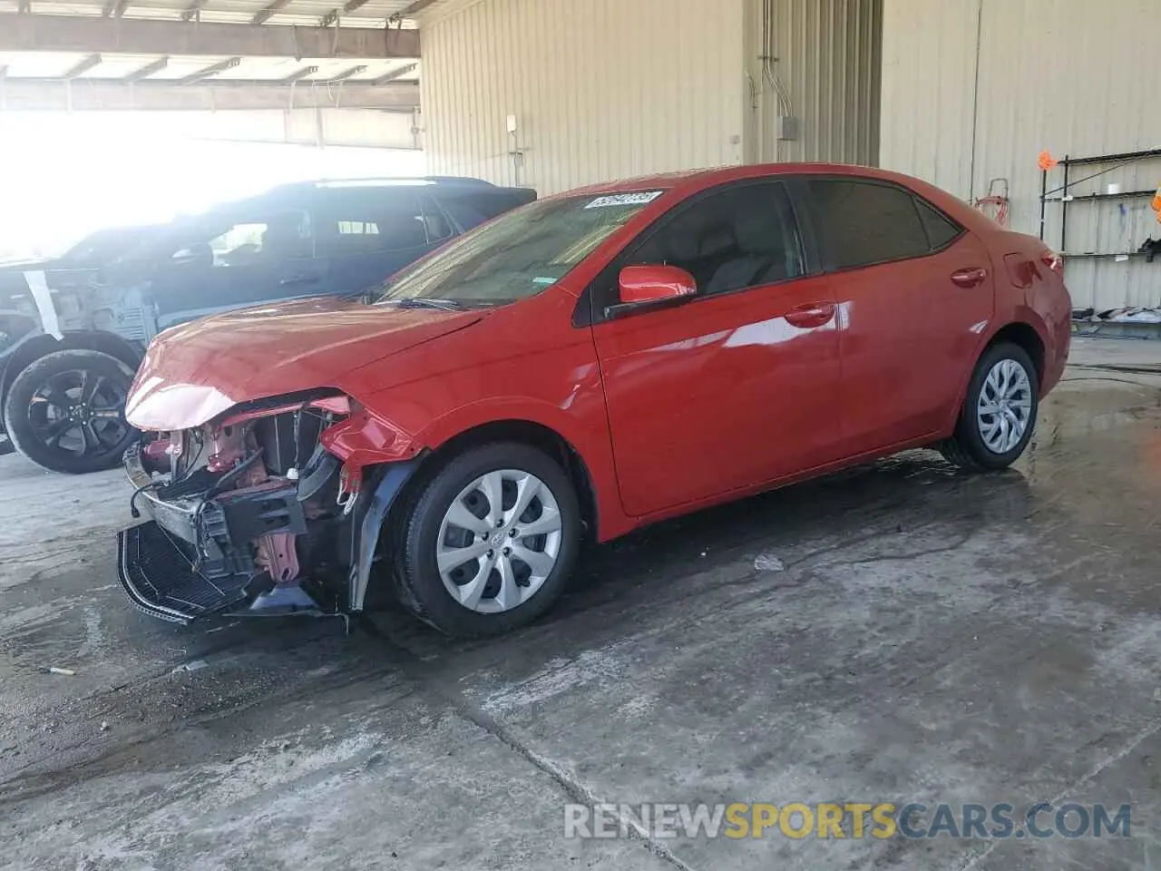 1 Photograph of a damaged car 2T1BURHE1KC175593 TOYOTA COROLLA 2019