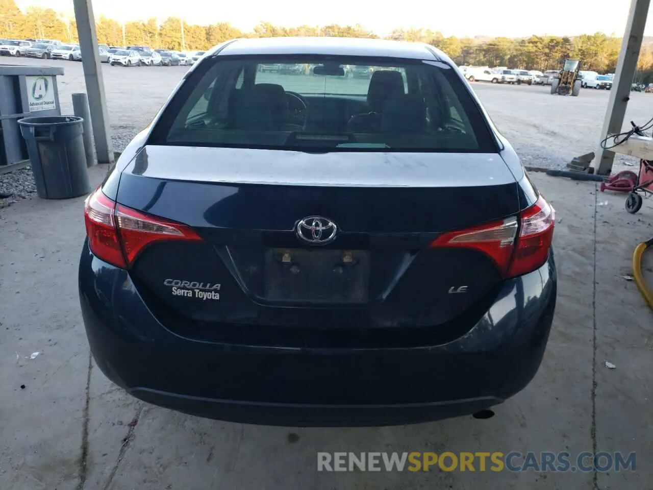 6 Photograph of a damaged car 2T1BURHE1KC178686 TOYOTA COROLLA 2019