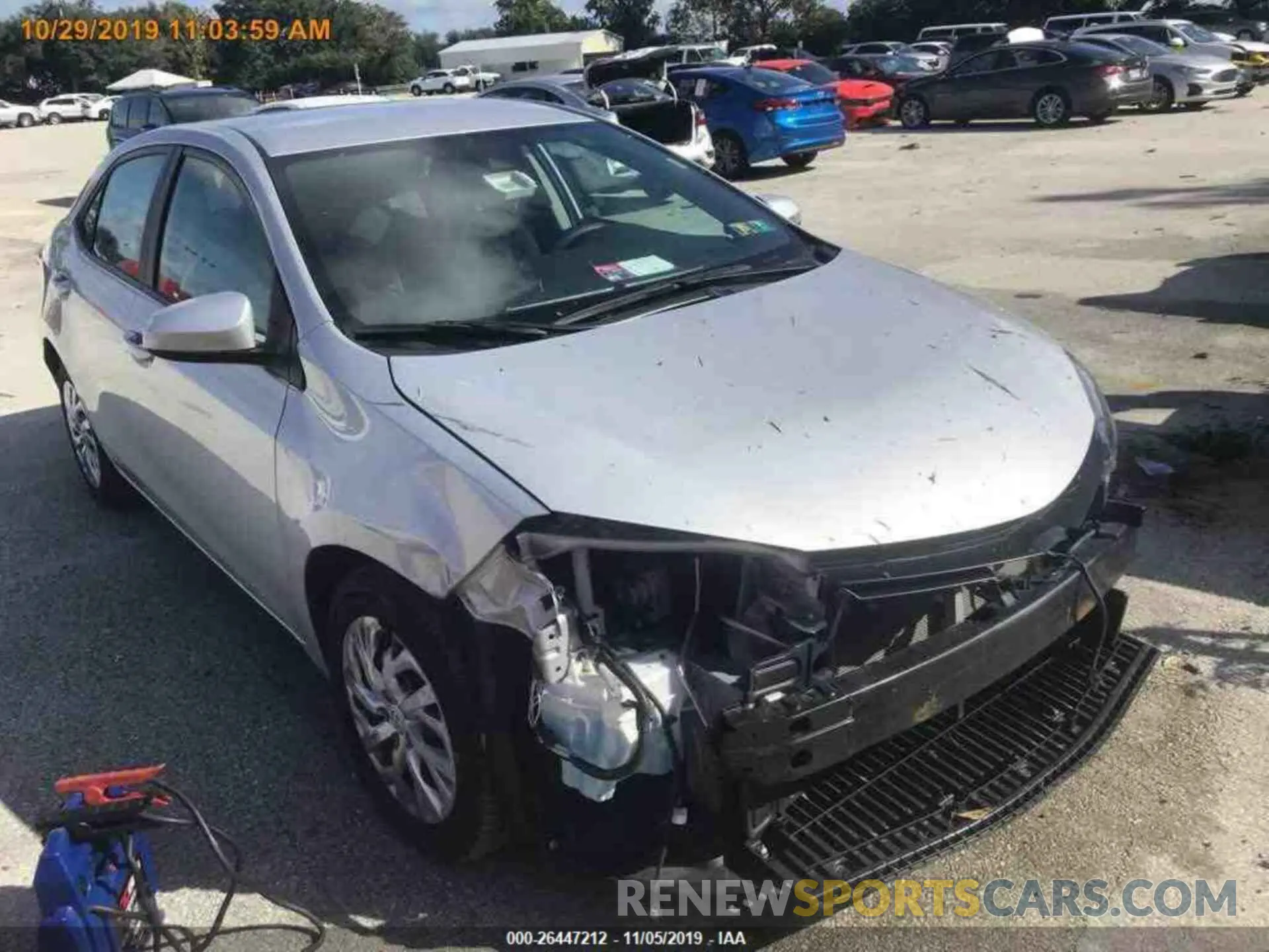 12 Photograph of a damaged car 2T1BURHE1KC181734 TOYOTA COROLLA 2019