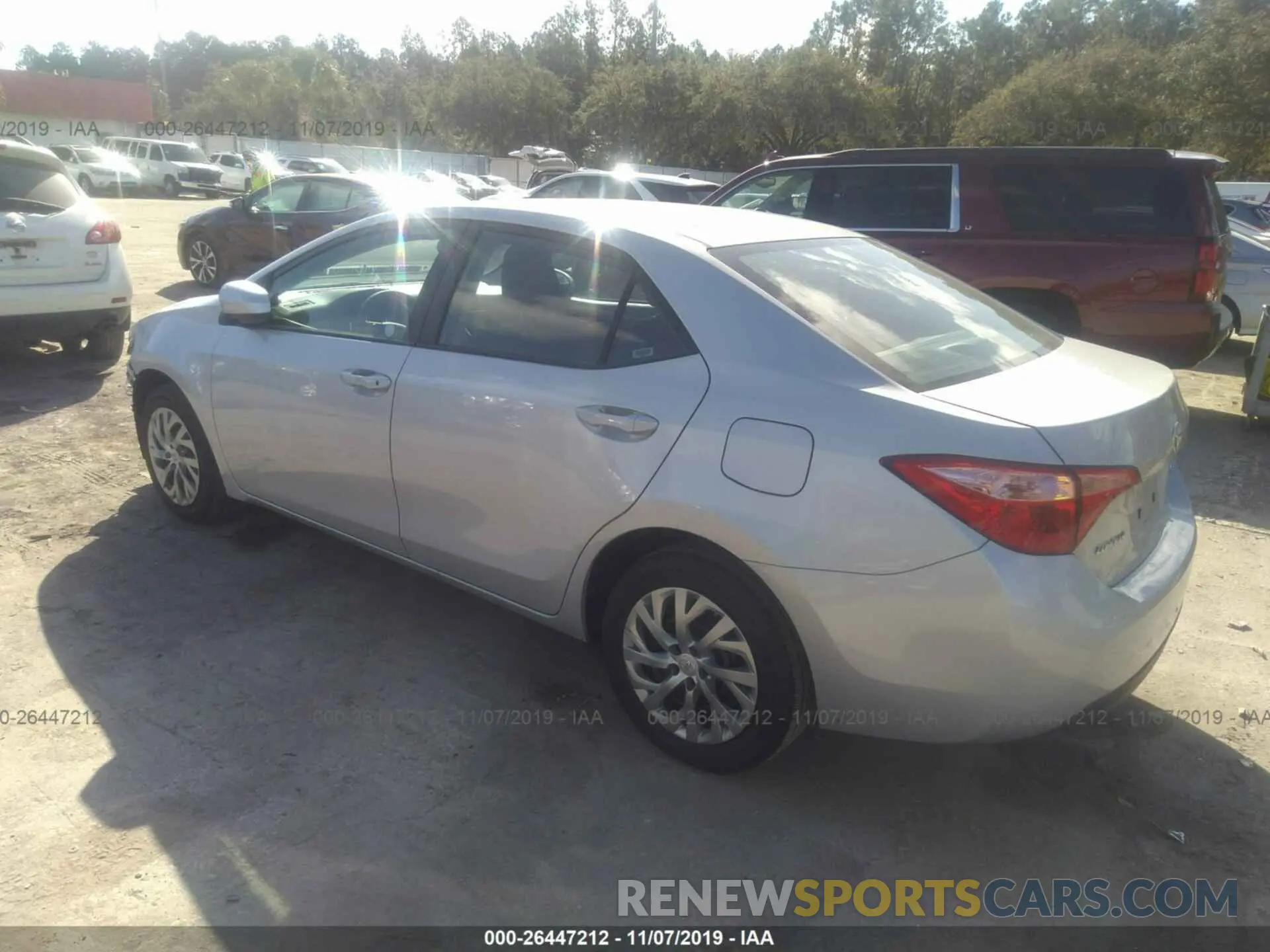 3 Photograph of a damaged car 2T1BURHE1KC181734 TOYOTA COROLLA 2019