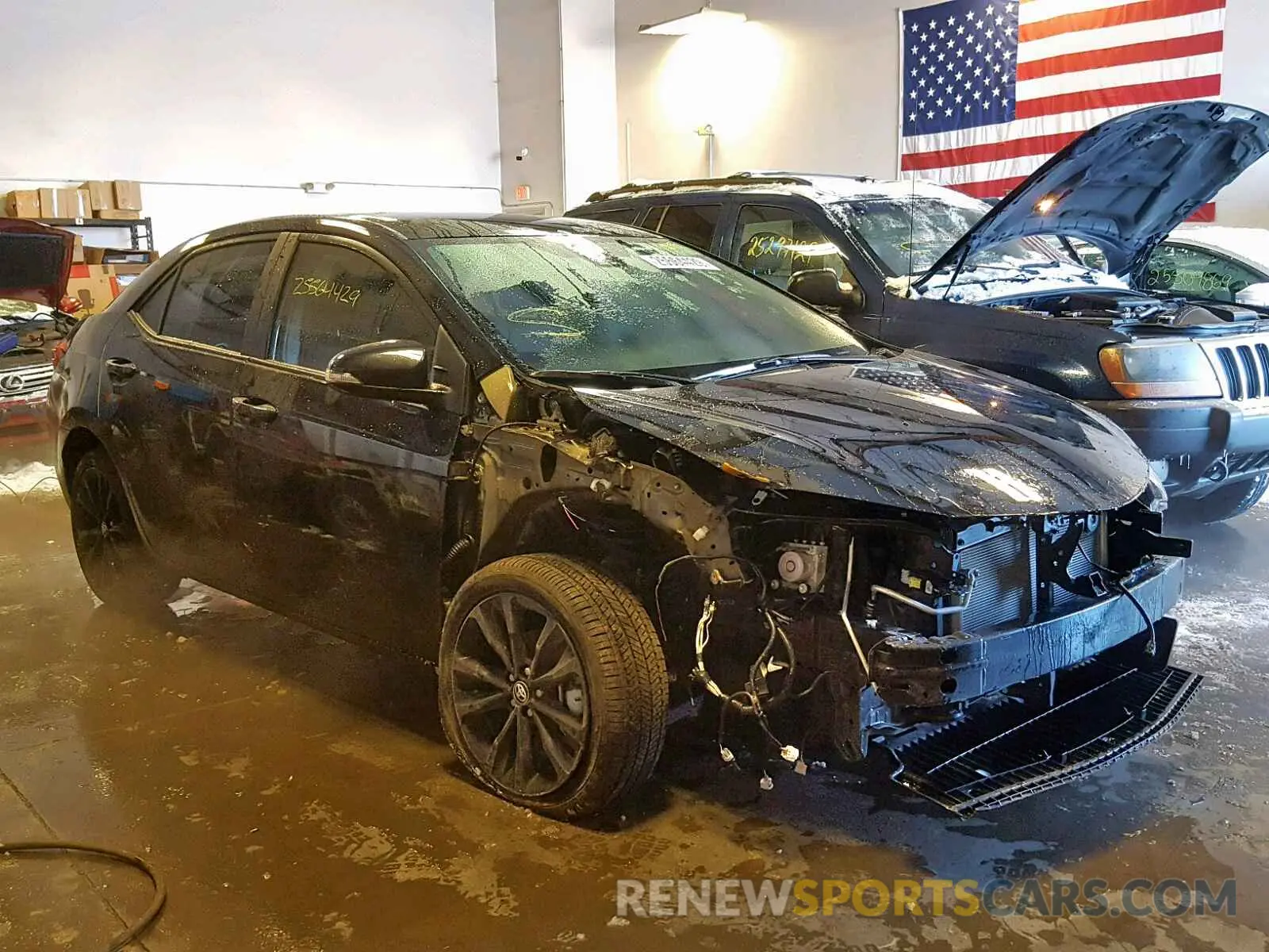1 Photograph of a damaged car 2T1BURHE1KC182186 TOYOTA COROLLA 2019