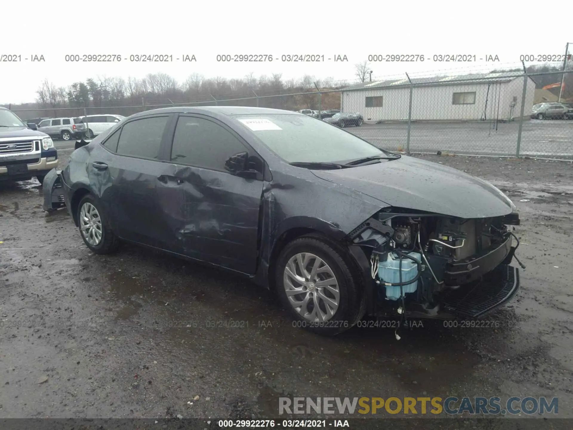 1 Photograph of a damaged car 2T1BURHE1KC183533 TOYOTA COROLLA 2019
