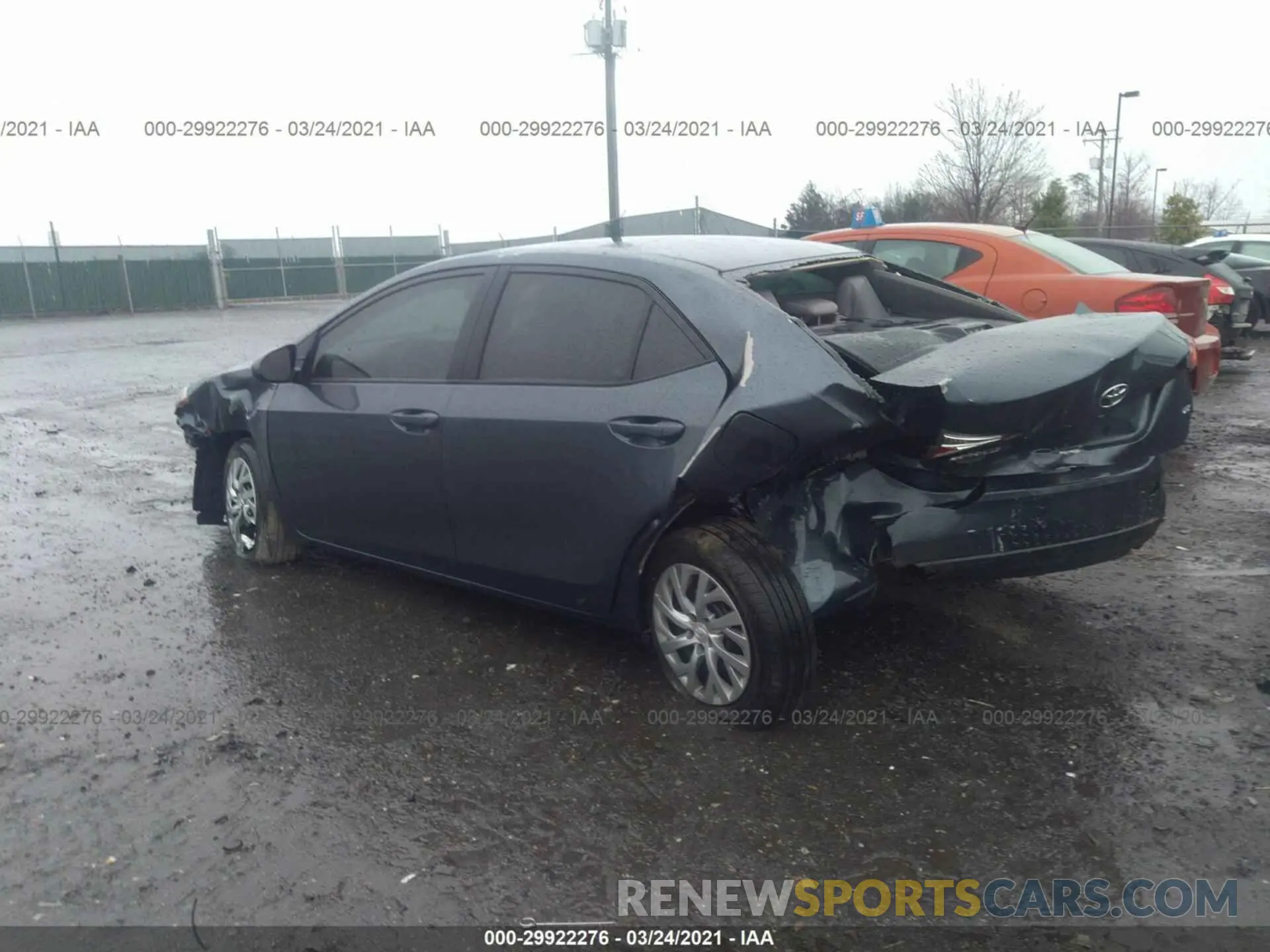 3 Photograph of a damaged car 2T1BURHE1KC183533 TOYOTA COROLLA 2019