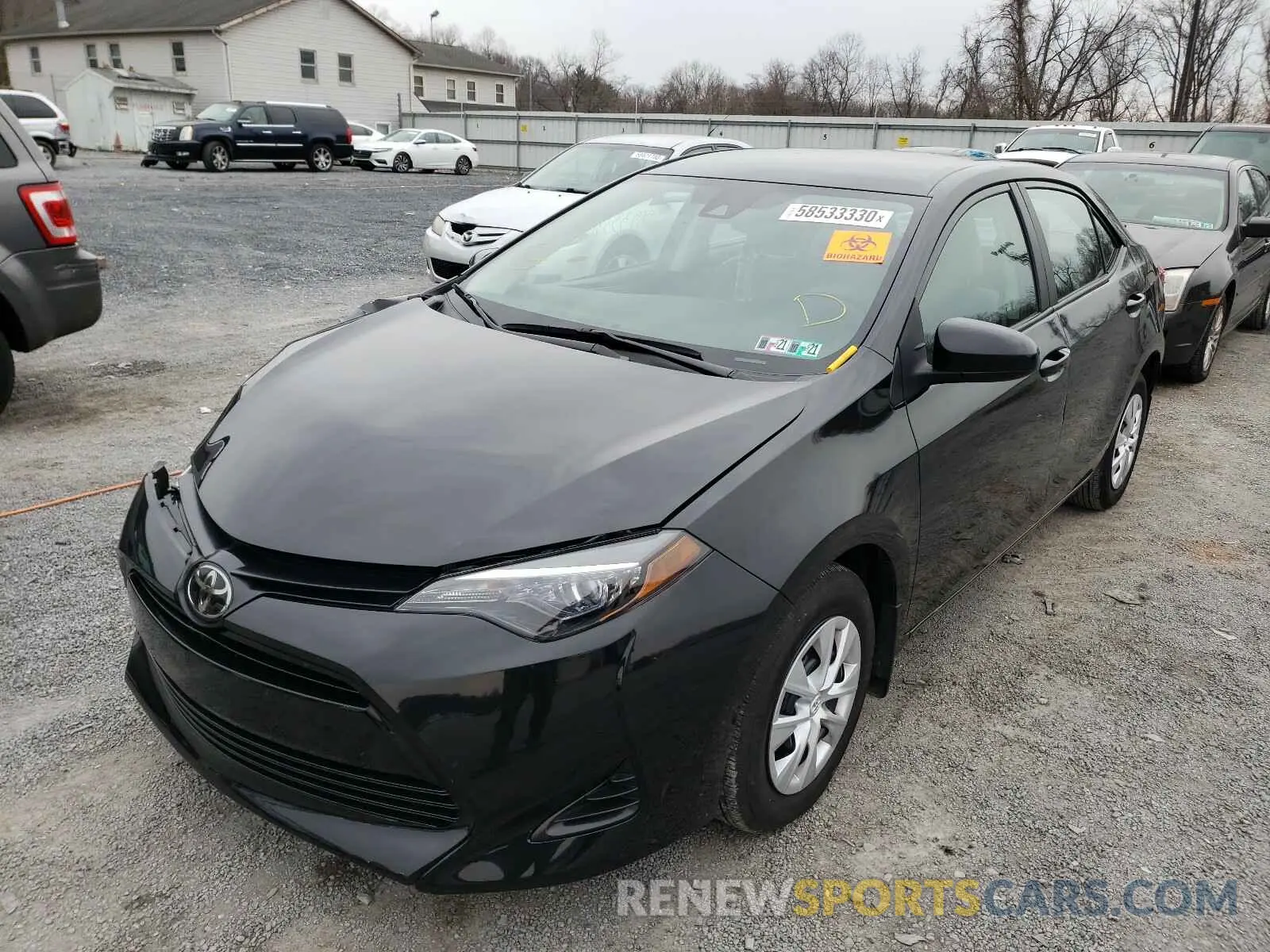 2 Фотография поврежденного автомобиля 2T1BURHE1KC190112 TOYOTA COROLLA 2019