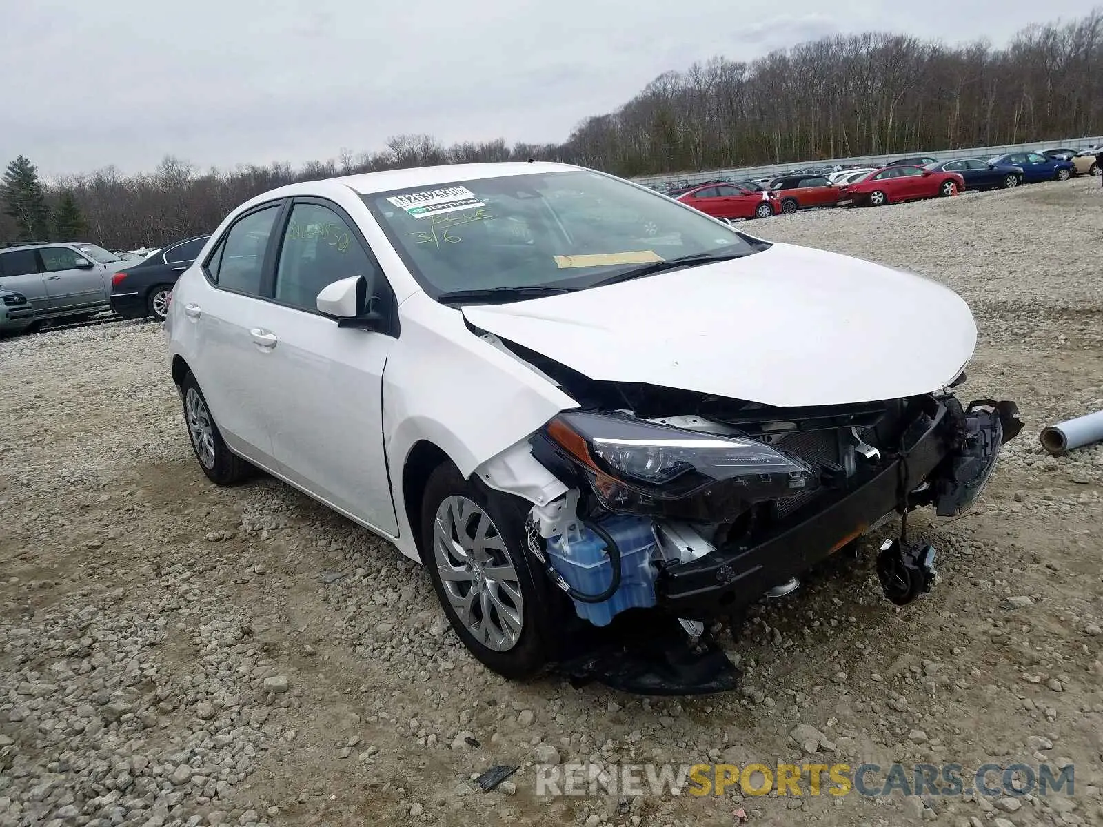 1 Photograph of a damaged car 2T1BURHE1KC190370 TOYOTA COROLLA 2019
