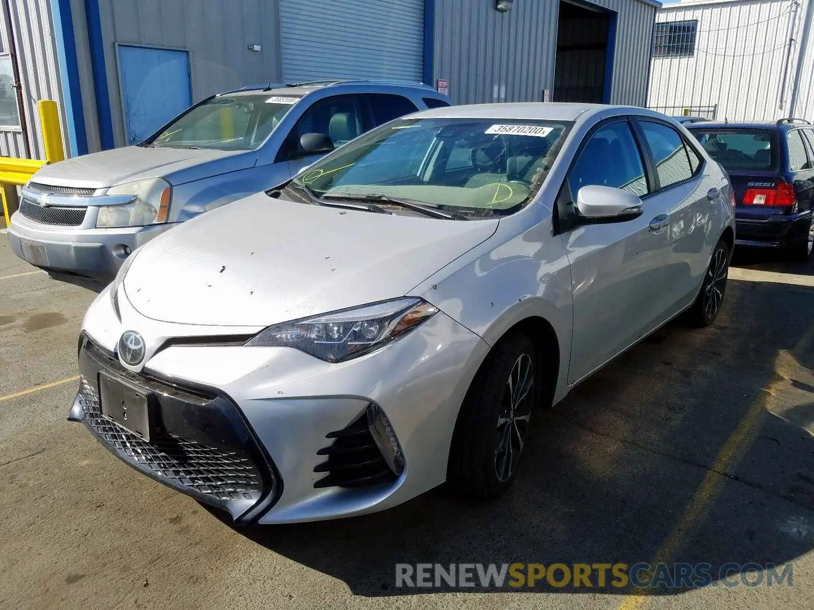 2 Photograph of a damaged car 2T1BURHE1KC211556 TOYOTA COROLLA 2019