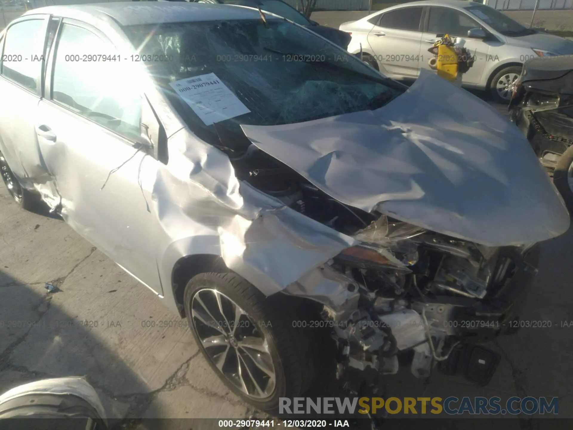 6 Photograph of a damaged car 2T1BURHE1KC232567 TOYOTA COROLLA 2019