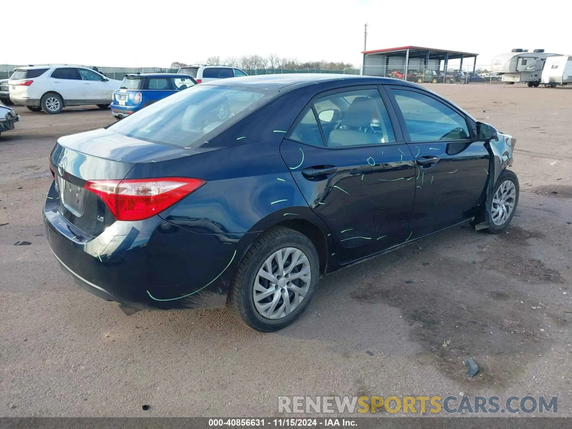 4 Photograph of a damaged car 2T1BURHE1KC233637 TOYOTA COROLLA 2019