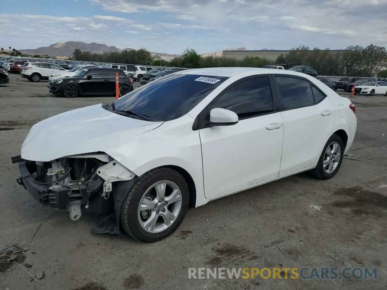 1 Фотография поврежденного автомобиля 2T1BURHE1KC234951 TOYOTA COROLLA 2019