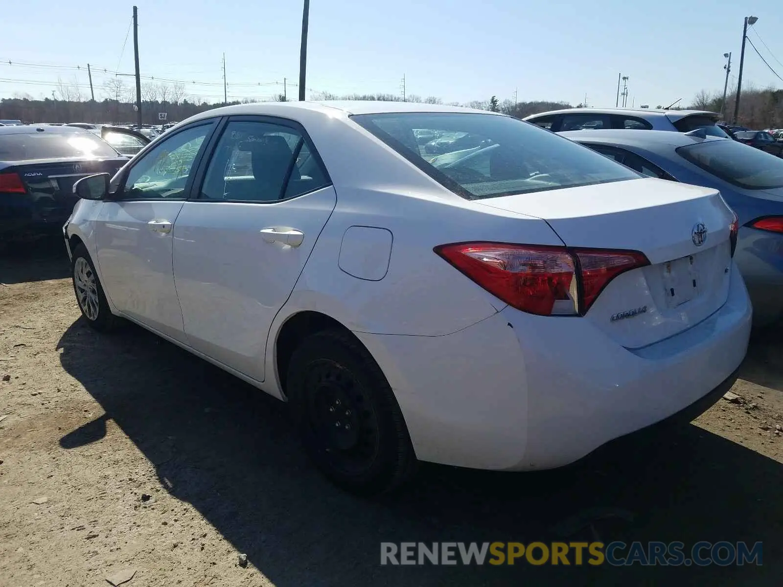 3 Photograph of a damaged car 2T1BURHE1KC236246 TOYOTA COROLLA 2019