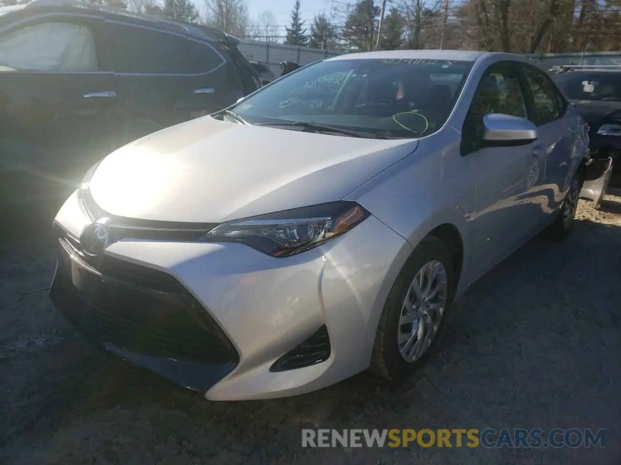 2 Photograph of a damaged car 2T1BURHE1KC247053 TOYOTA COROLLA 2019