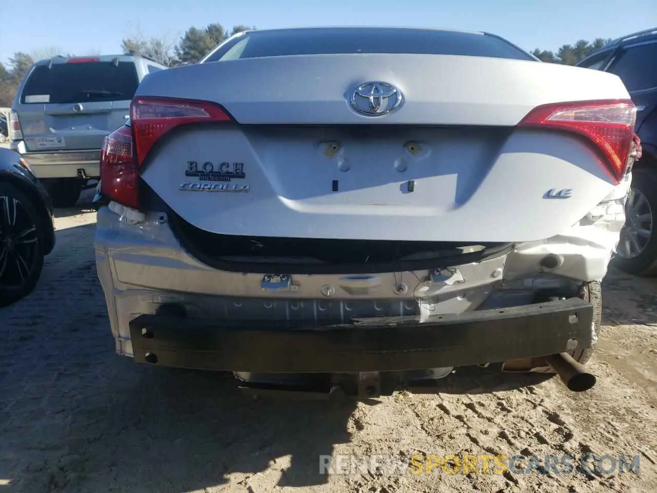 9 Photograph of a damaged car 2T1BURHE1KC247053 TOYOTA COROLLA 2019