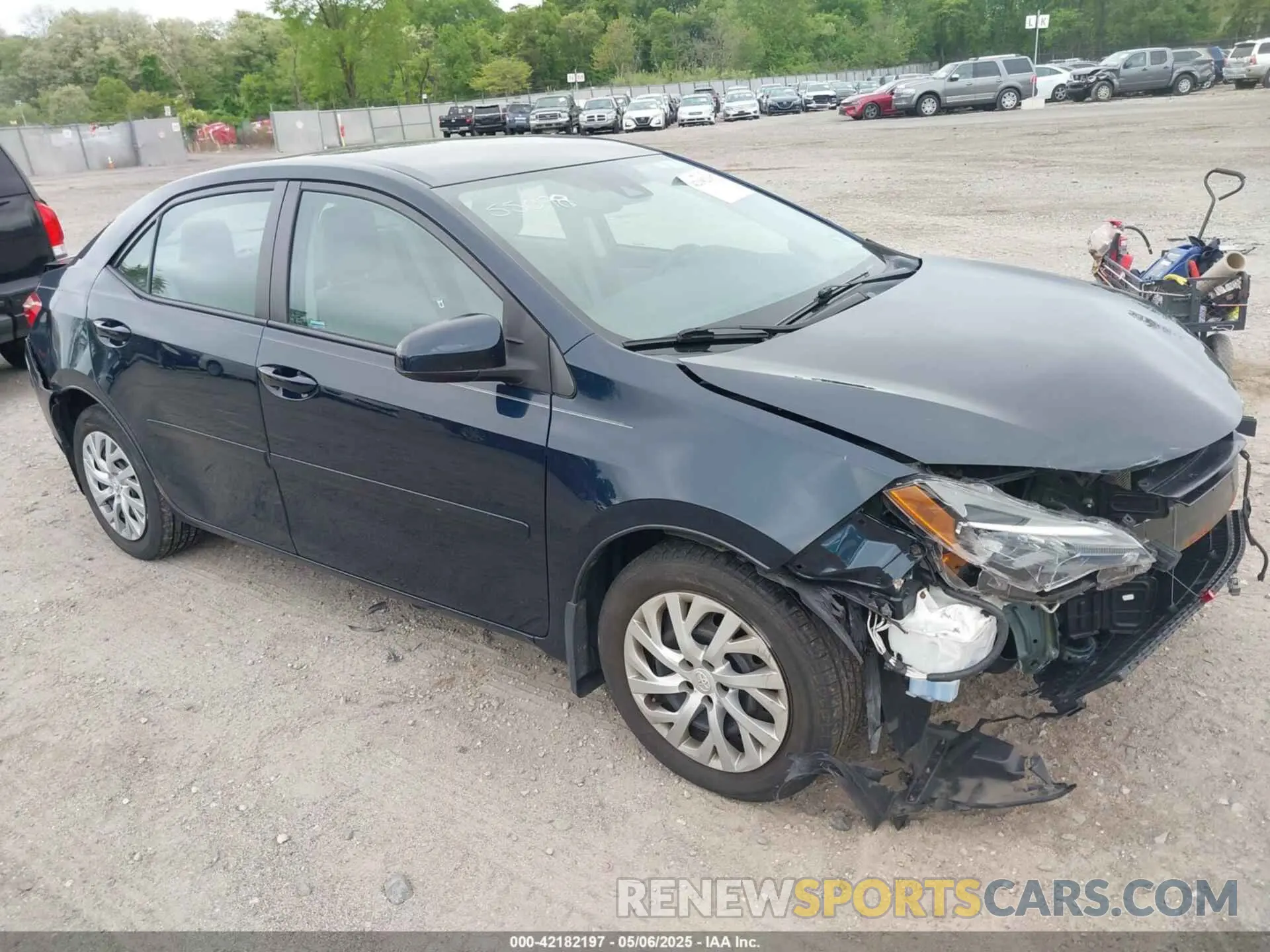 1 Photograph of a damaged car 2T1BURHE2KC125981 TOYOTA COROLLA 2019